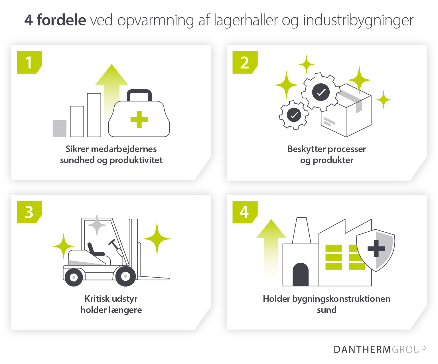 4 fordele ved opvarmning af lagerhaller og industribygninger