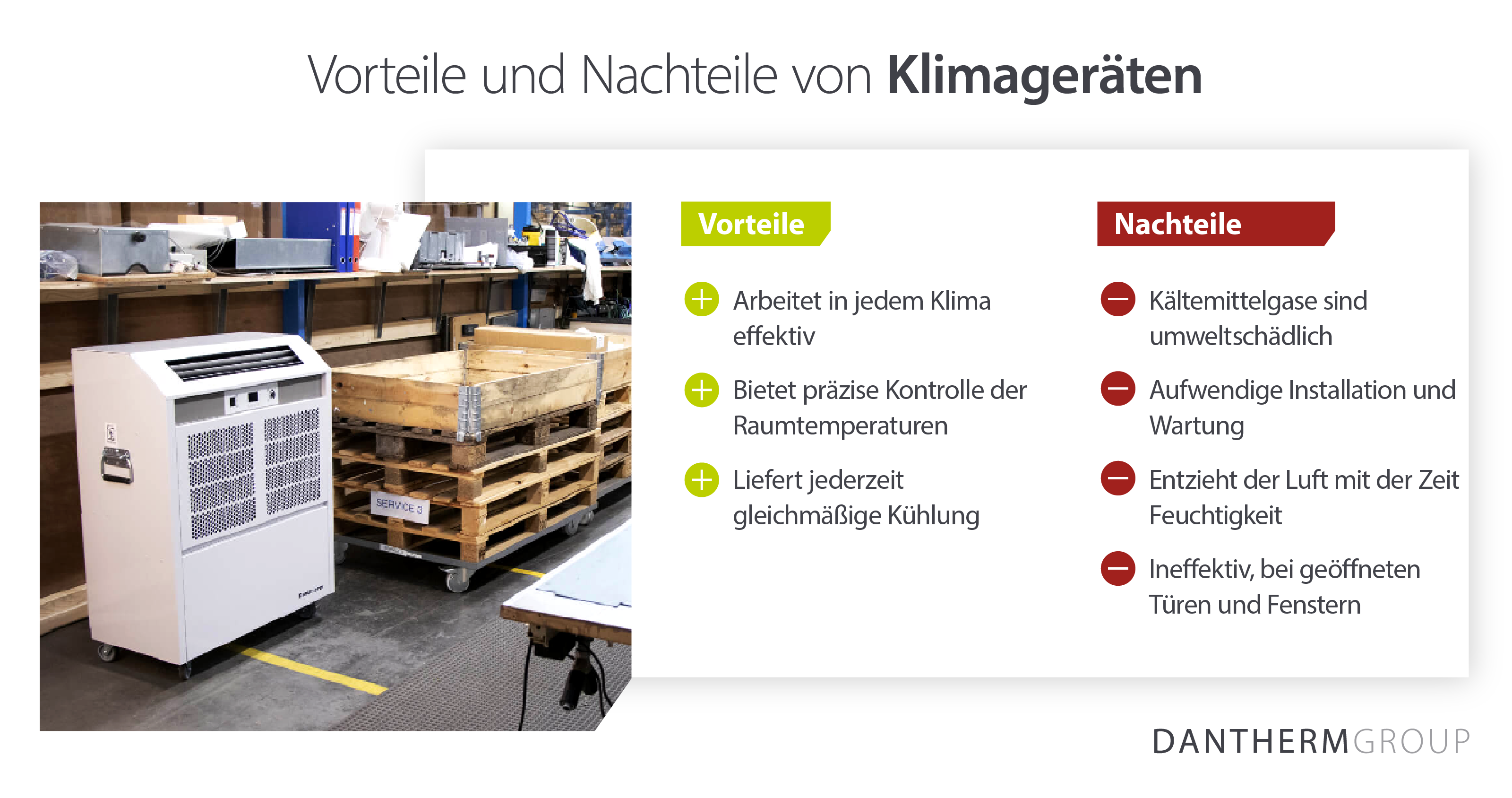 Vor- und Nachteile der Verwendung von Klimaanlagen zur Kühlung