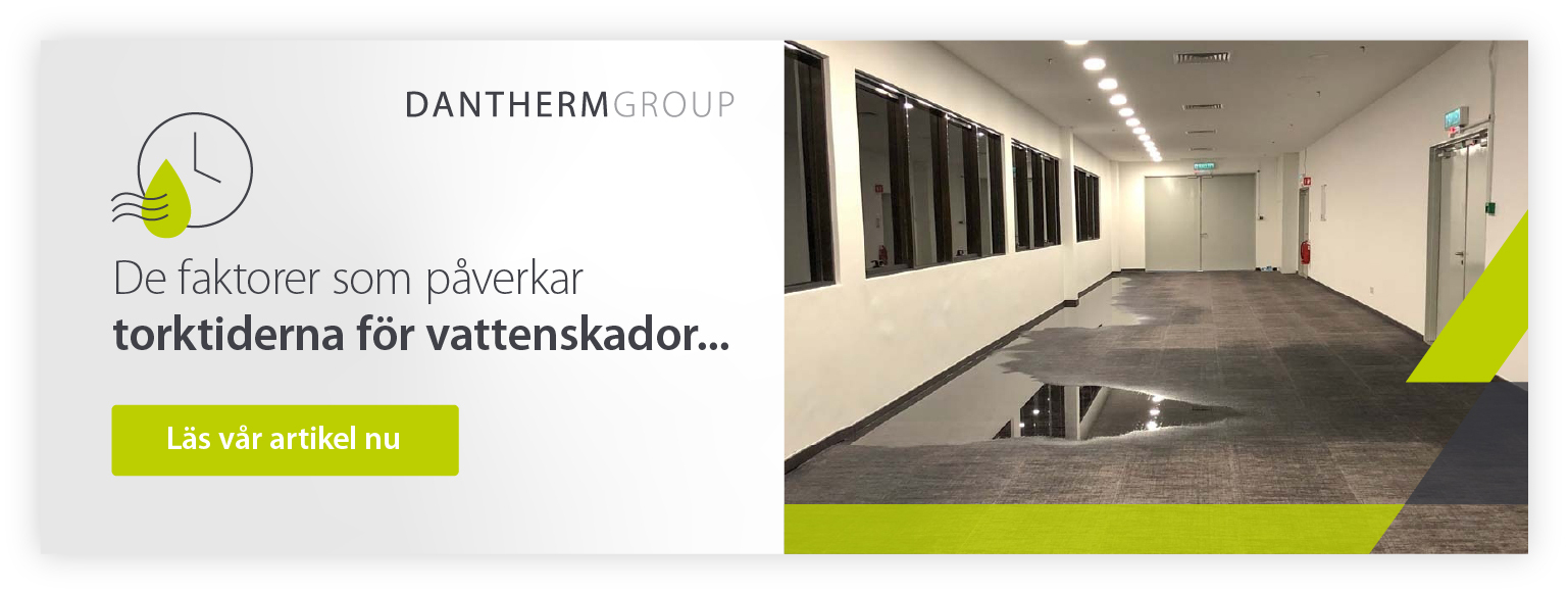 Faktorer som påverkar torktiderna vid vattenskador - Insight artikel länk