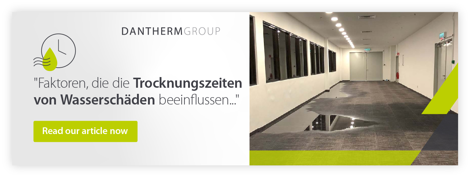 Die Faktoren, die die Trocknungszeiten bei Wasserschäden beeinflussen - Insight article link