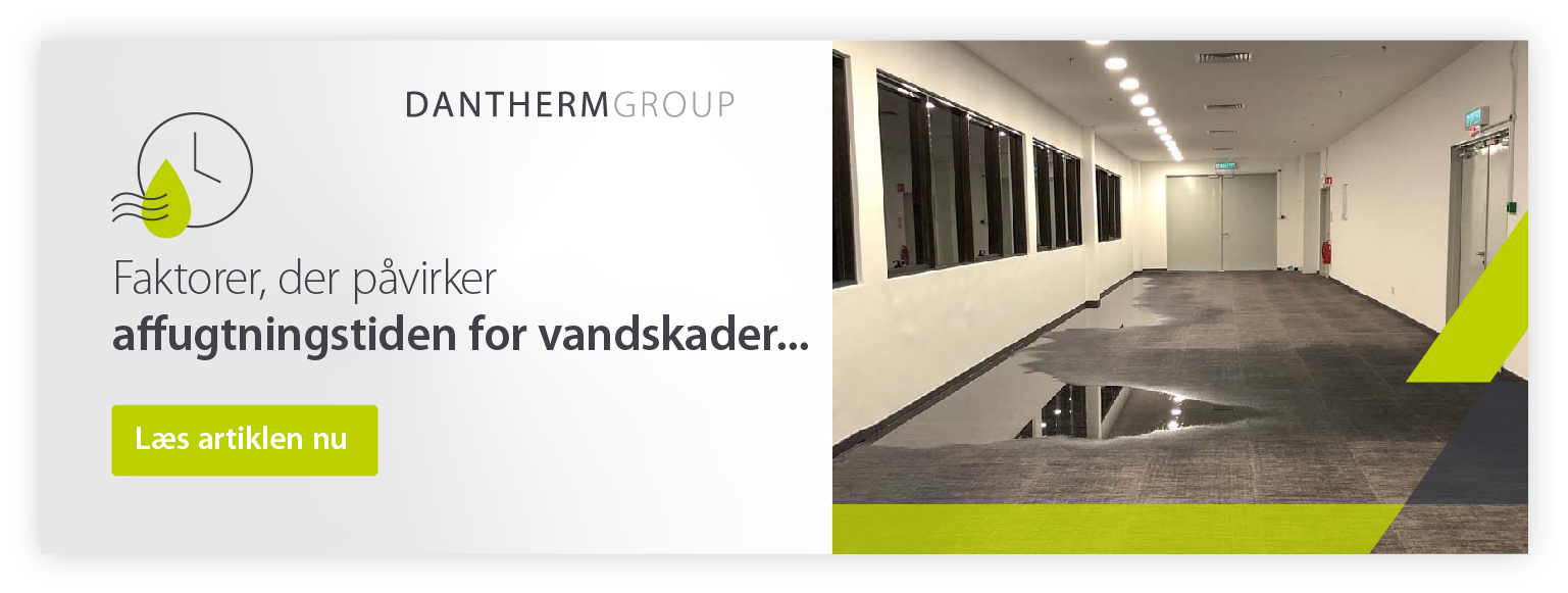 De faktorer, der påvirker tørretiden ved vandskader - Link til artikel