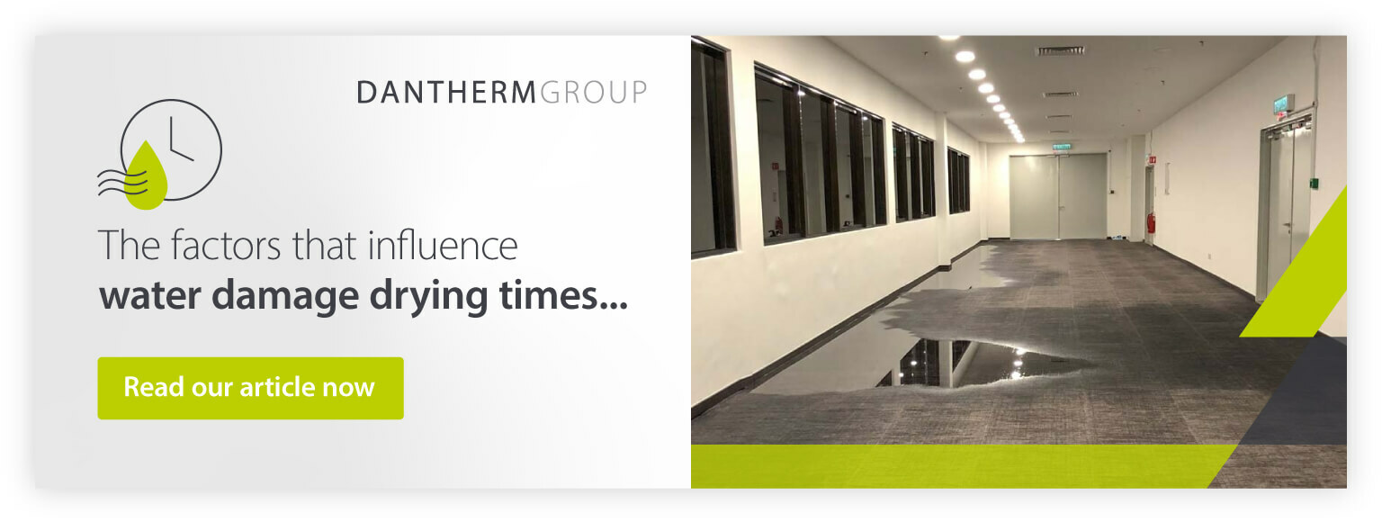 The factors that influence water damage drying times - Insight article link