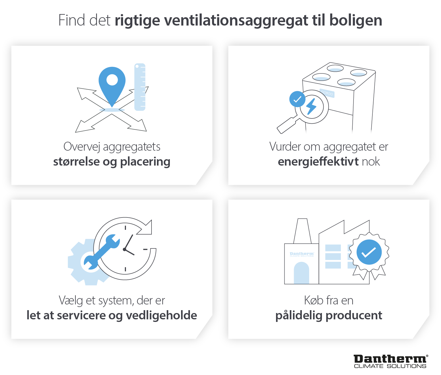 Sådan vælger du det ideelle boligventilationsanlæg eller -system for at maksimere energieffektiviteten – infografik