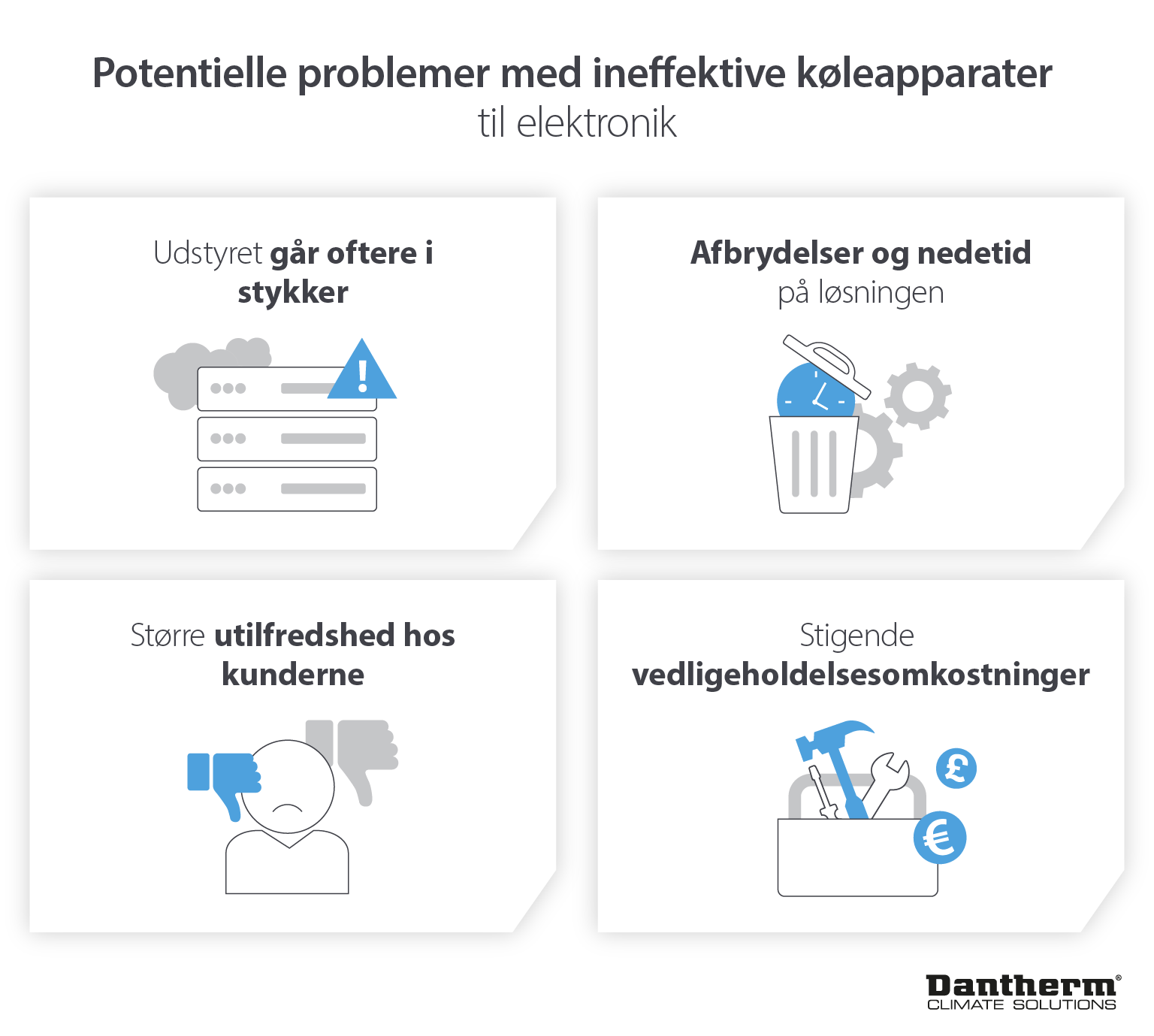 Årsager til at opgradere ineffektive kølesystemer på elektronikanlæg