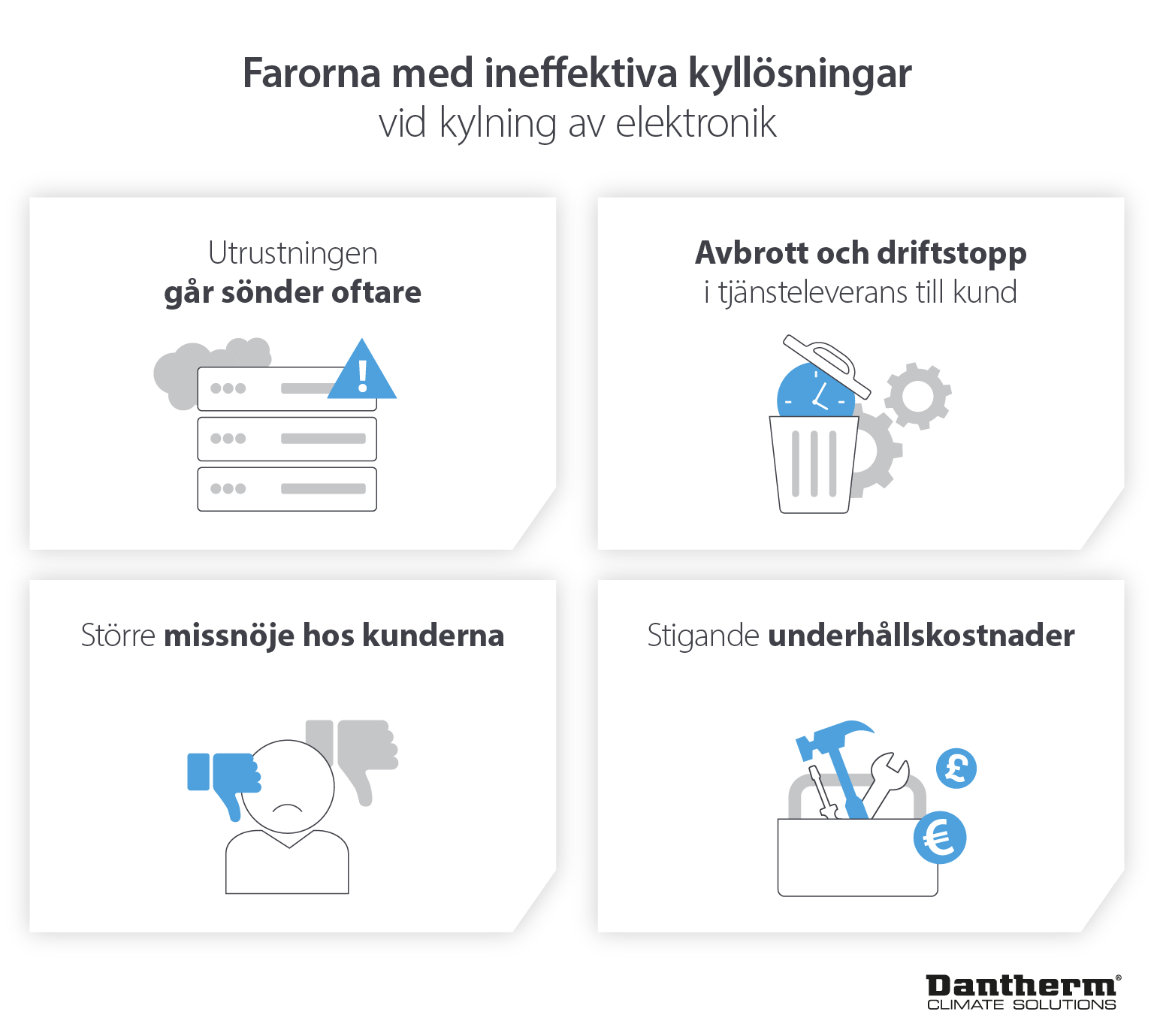 Anledningar till att uppgradera ineffektiva och ineffektiva kylsystem på elektronikanläggningar