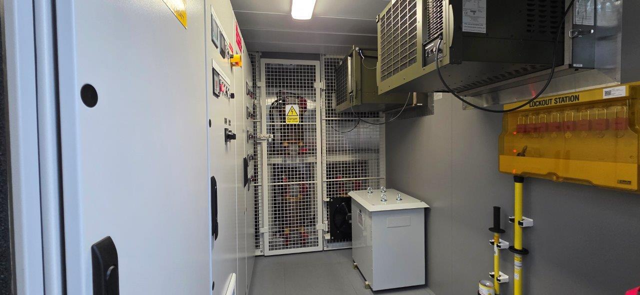Containerised transformer unit with AC-M5