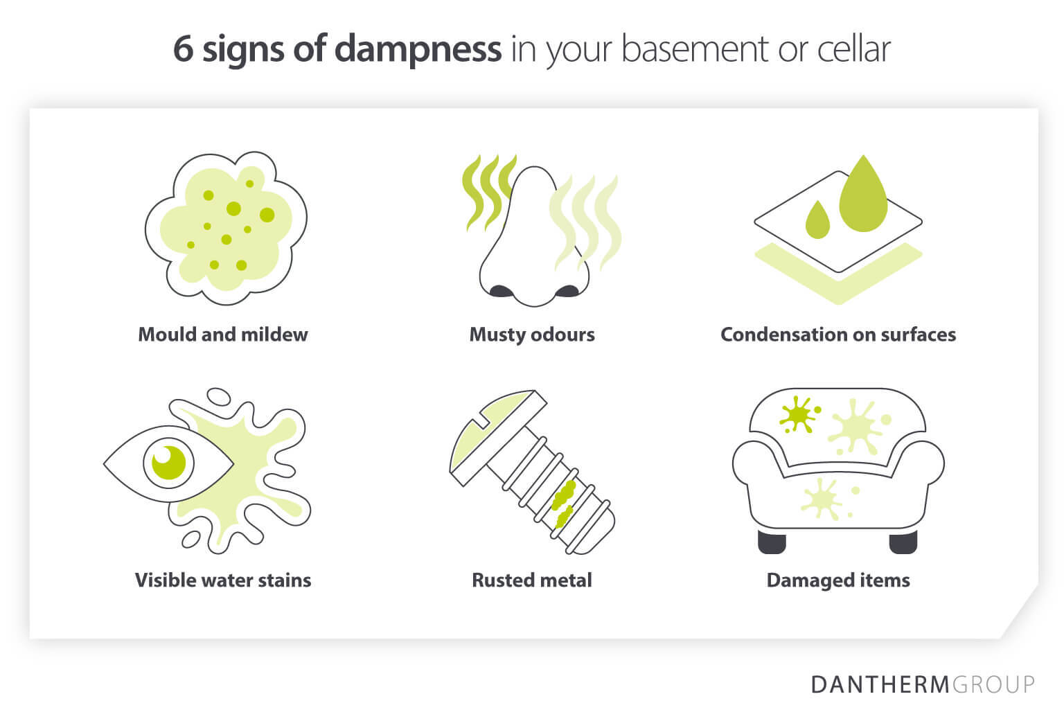 Dantherm Group asset demonstrating 6 signs of dampness in basements or cellars that can be prevented with desiccant dehumidifiers