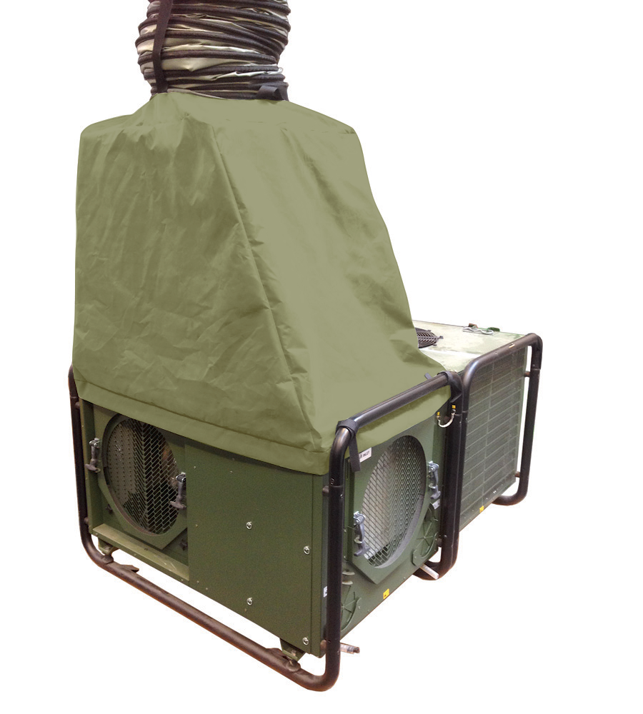 Insulated air duct, incl. special cover for the HEPA filter unit