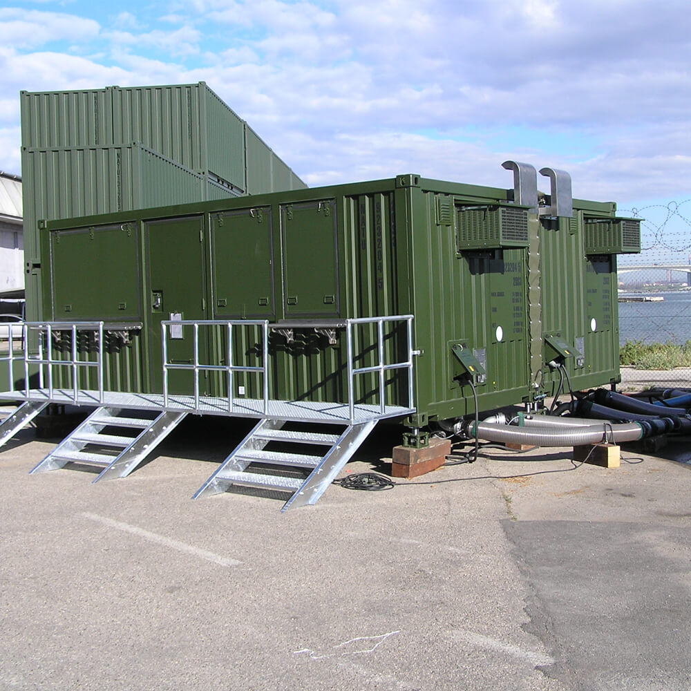 Dantherm AC-M10 container cooler installation