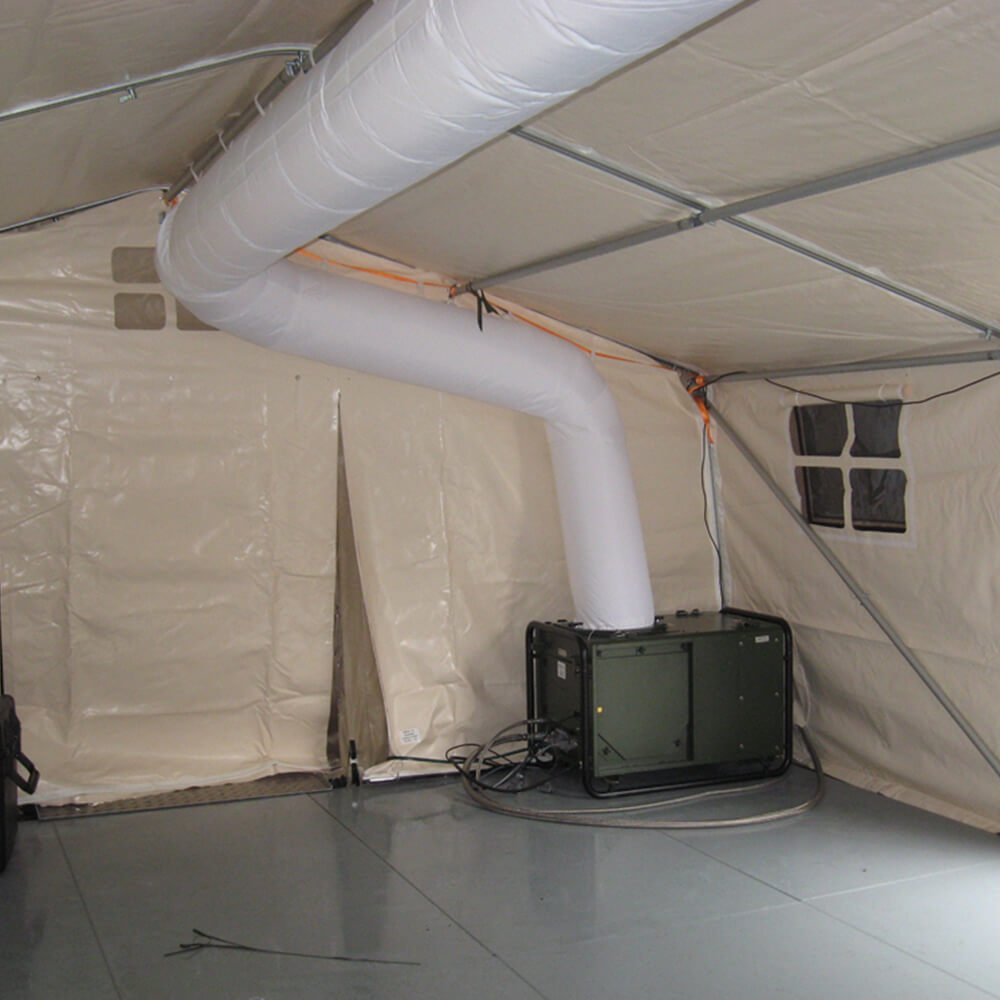 Installation du Dantherm AC-M18 CBRN