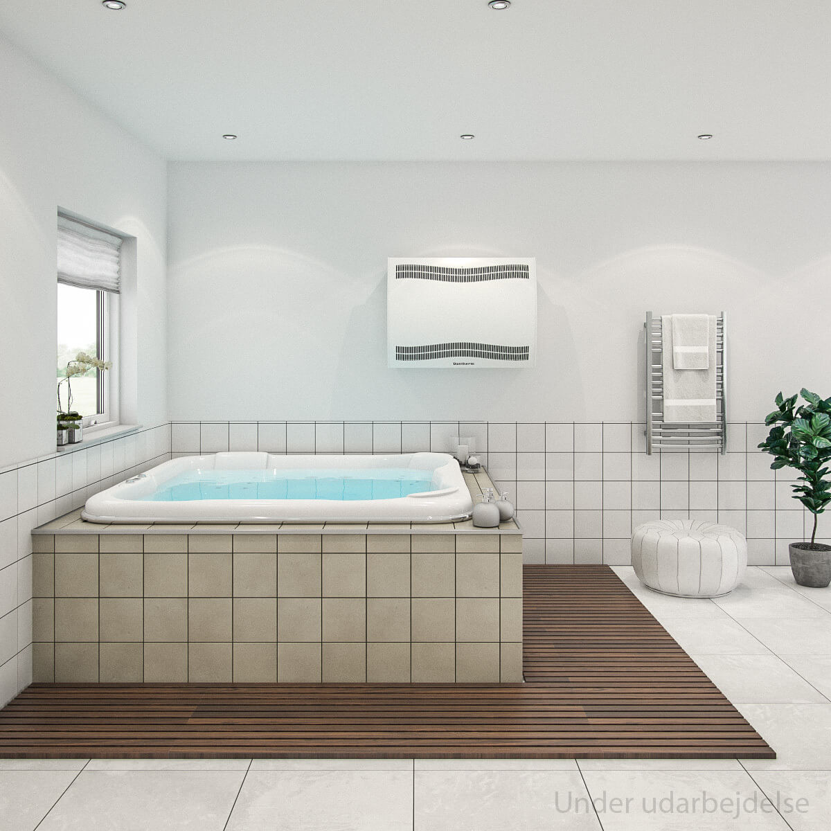 Dantherm CDP 50 spa installation