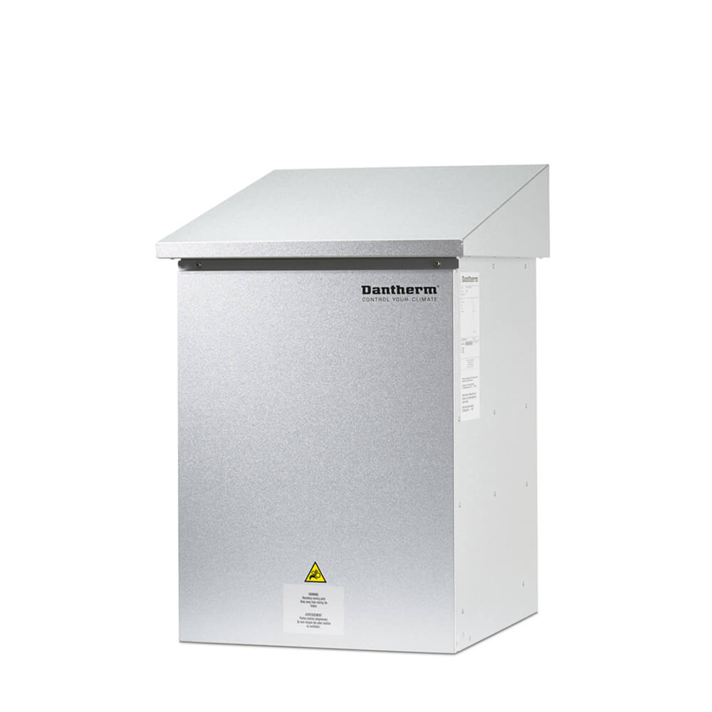 Dantherm Flexibox 900 udendørs front – Frikøling ventilationsenhed
