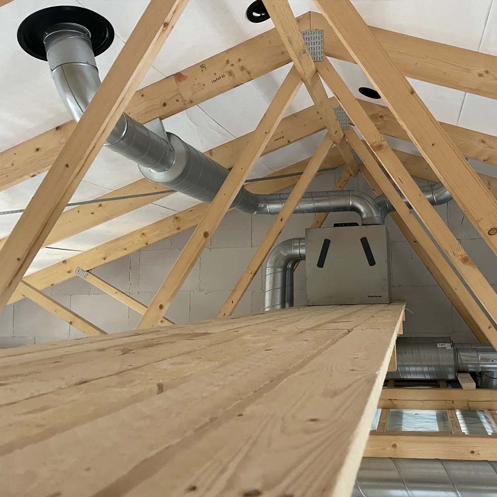 Dantherm RCV 320 Belüftung des Dachbodens