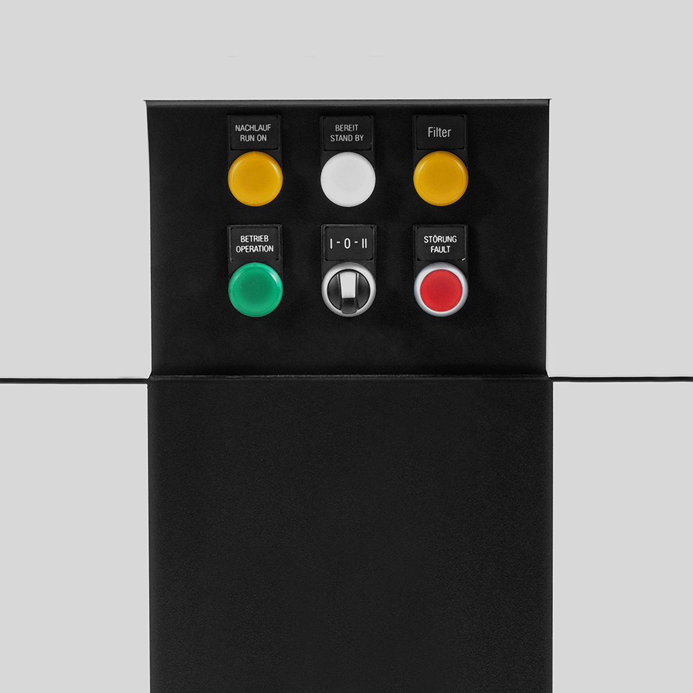 Dantherm TTR 8200 operation panel
