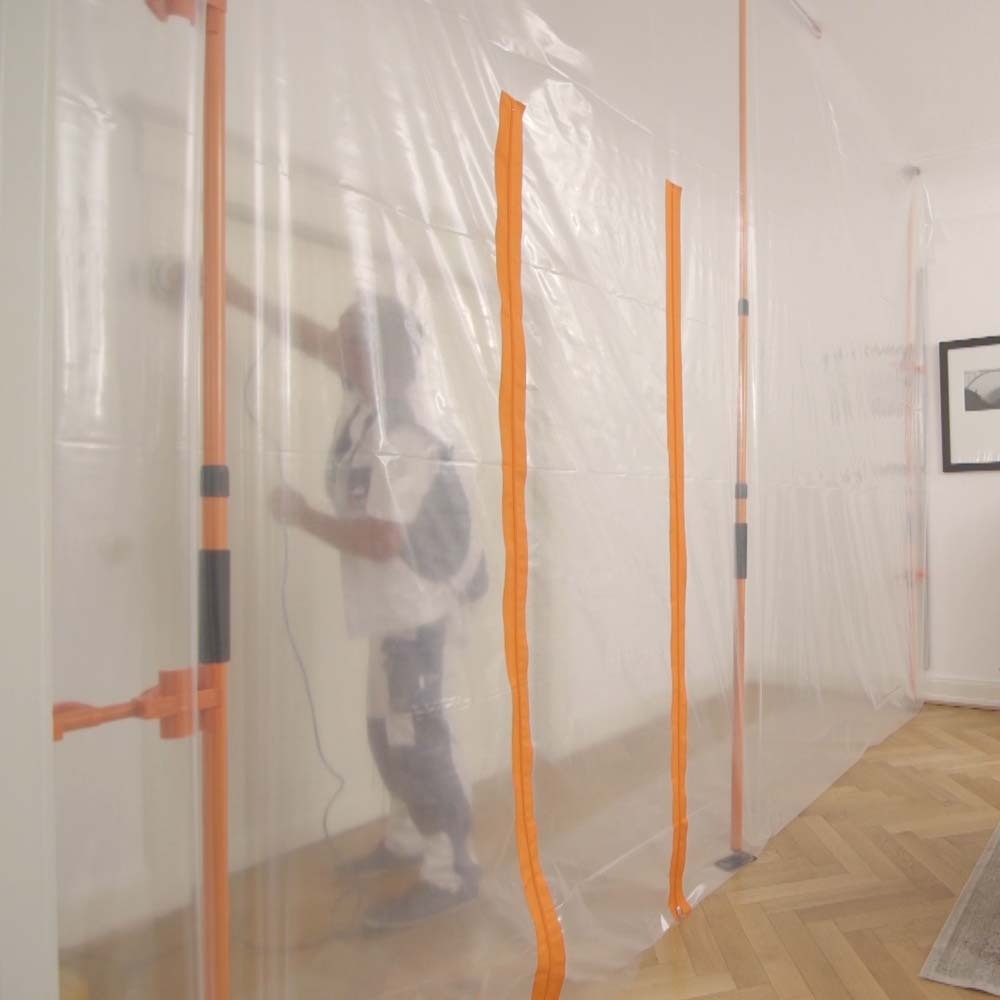 Heywall Video dell'installazione della parete parapolvere