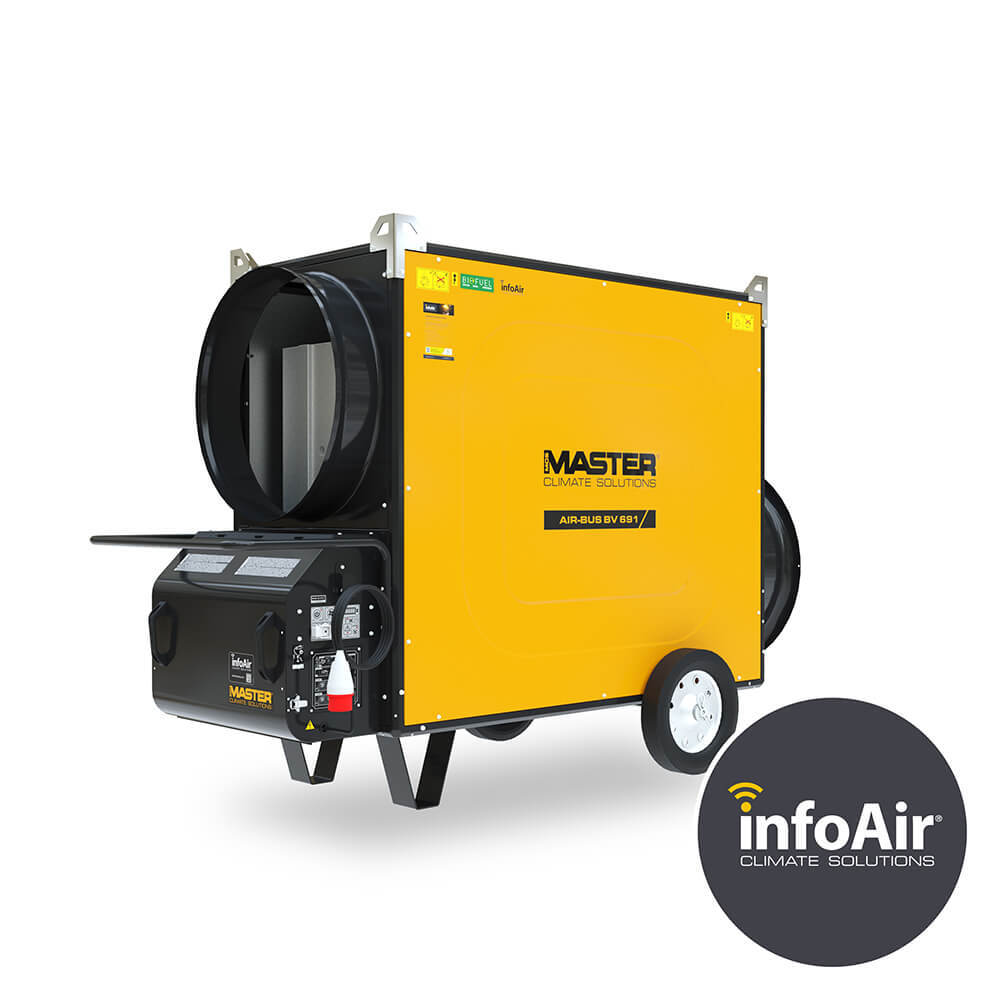 Master BV 691 TE – calentadores de aire indirectos de gasóleo - de 1 vía