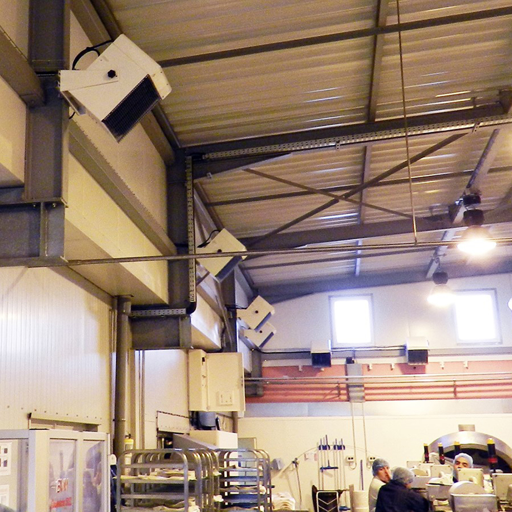 Master TR 9 heater in a factory