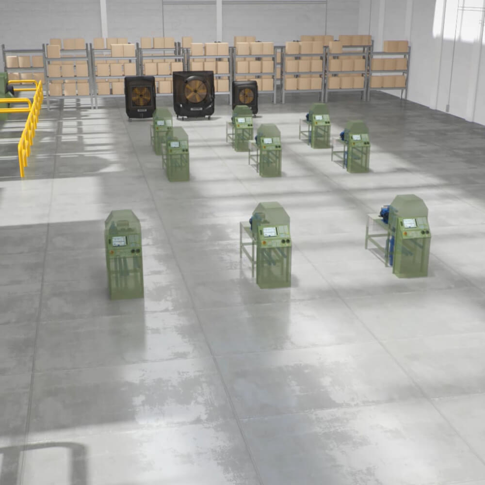 Master raffreddatori evaporativi industriali