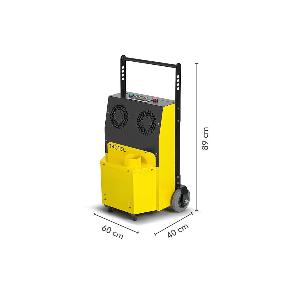 Trotec Airozon Supercracker dimensions