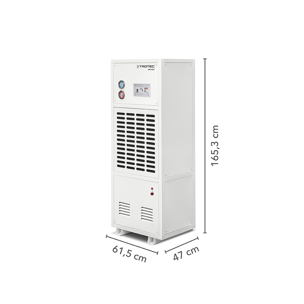Trotec DH 105 S dimensions