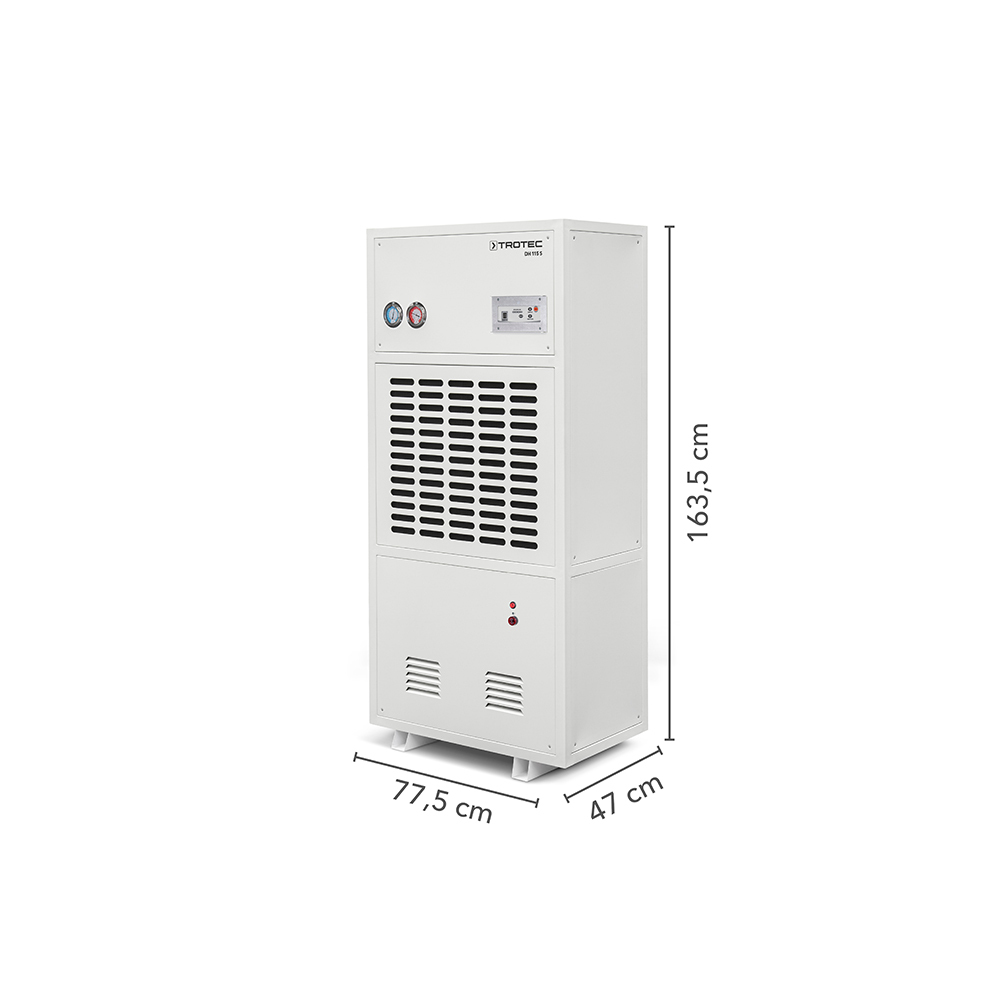 Trotec DH 115 S dimensions