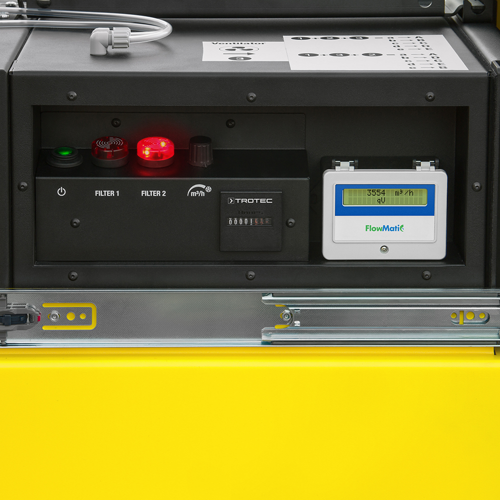 Trotec TAC 6500 operation panel