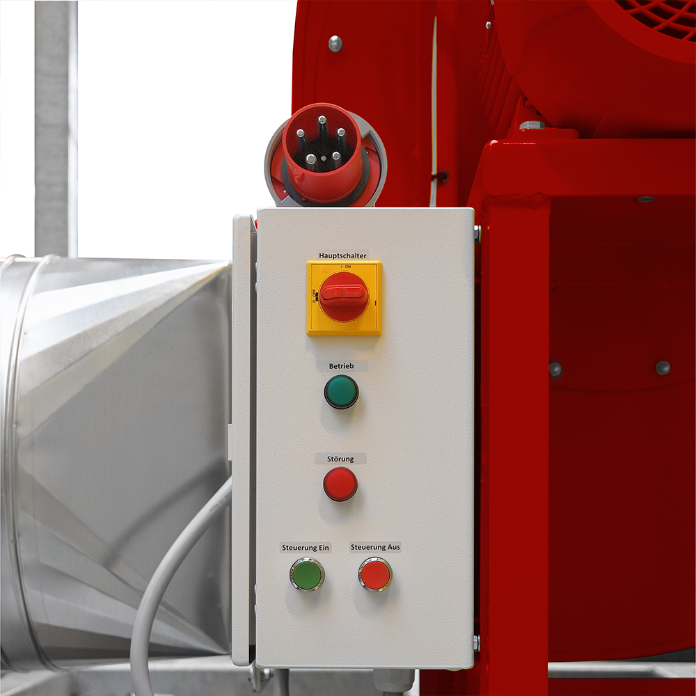 Trotec TFV 600 EX operation panel