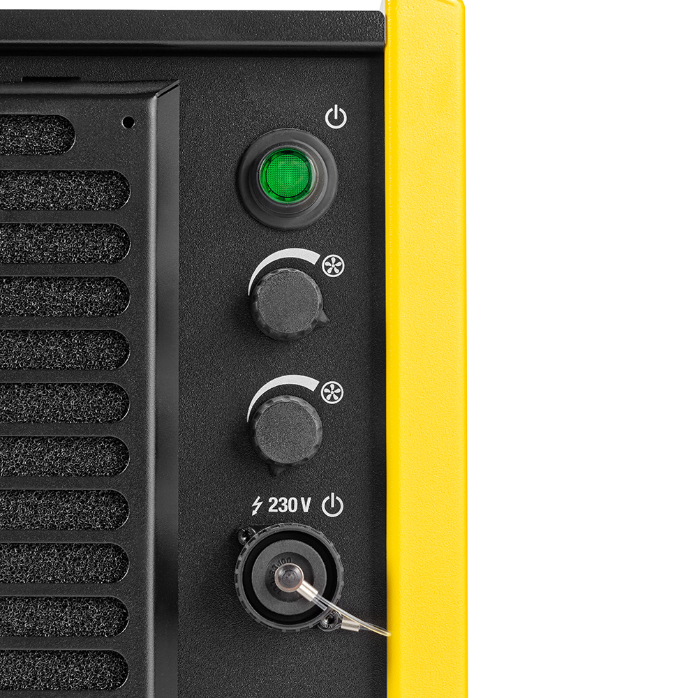 Trotec TTR 500 D Bedienfeld