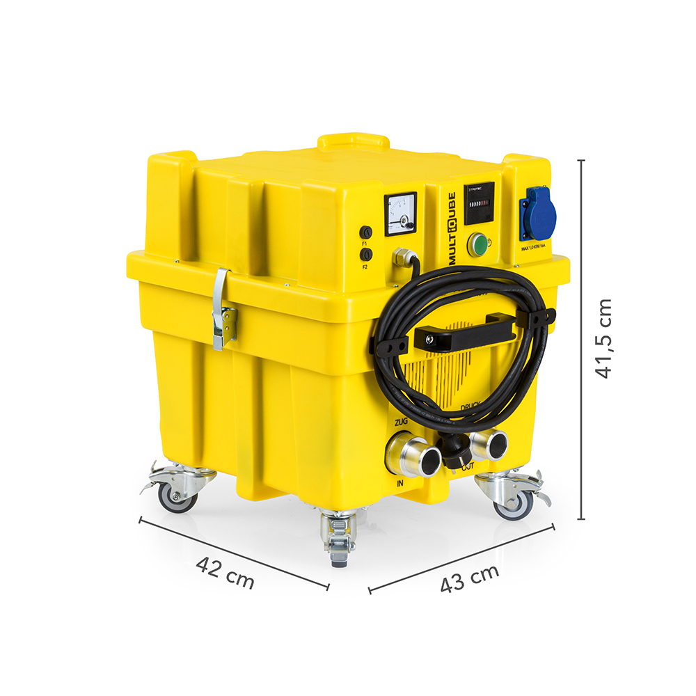 Trotec VE 4 S Multi Qube Dimensions
