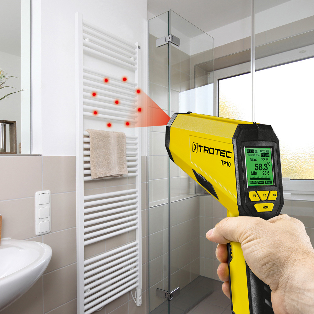 Trotec Pirometro TP 10 applicazione bagno